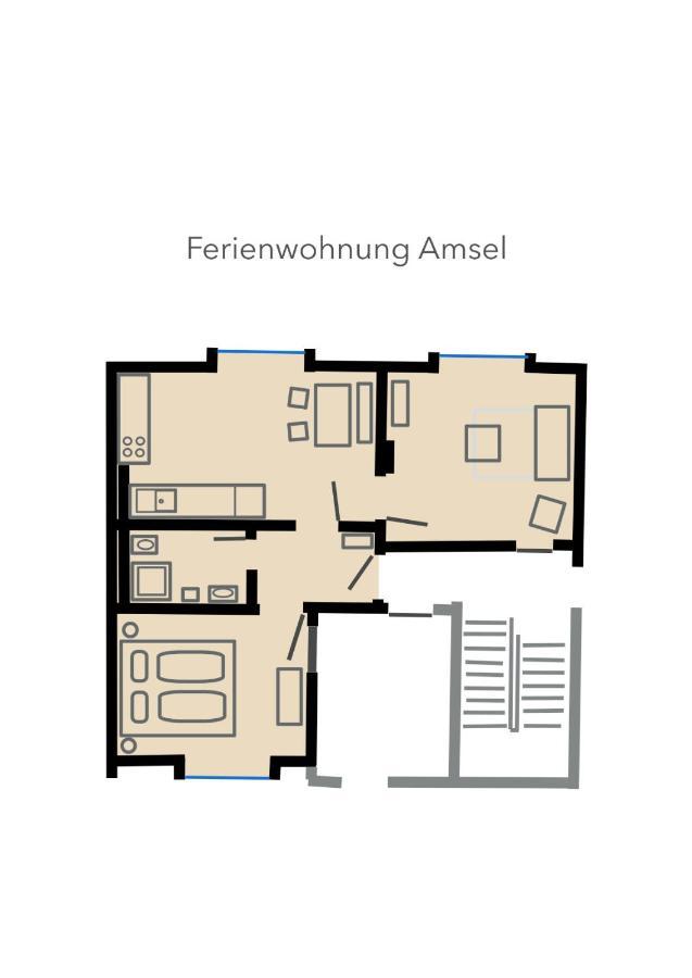 Ferienwohnung Amsel Essen Esterno foto